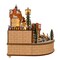 Kurt Adler 7.87-Inch Wooden LED Light-Up Santa Musical Christmas Village